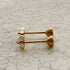 K18YG mini teacup diamond † pierce
